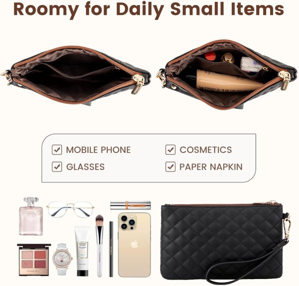 LOVEVOOK Laptop Bag for Women 15.6 inch Canvas Laptop Tote Bag, Large Capacity Work Bag with Clutch Purse, Computer Bag Office Business Briefcase, Casual Handbag for Travel College Teacher School - Image 16