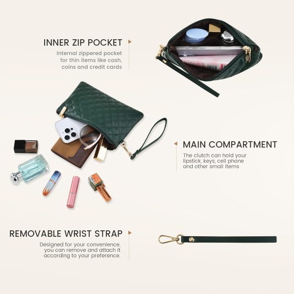 LOVEVOOK Laptop Bag for Women 15.6 inch Canvas Laptop Tote Bag, Large Capacity Work Bag with Clutch Purse, Computer Bag Office Business Briefcase, Casual Handbag for Travel College Teacher School - Image 24