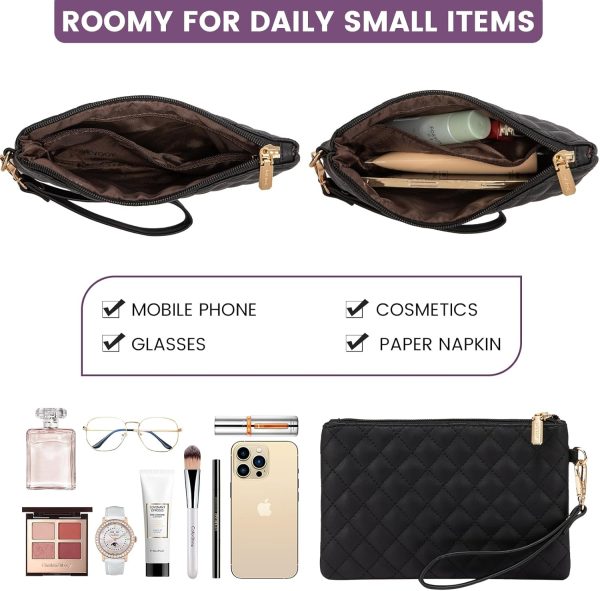 LOVEVOOK Laptop Bag for Women 15.6 inch Canvas Laptop Tote Bag, Large Capacity Work Bag with Clutch Purse, Computer Bag Office Business Briefcase, Casual Handbag for Travel College Teacher School - Image 32