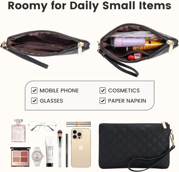 LOVEVOOK Laptop Bag for Women 15.6 inch Canvas Laptop Tote Bag, Large Capacity Work Bag with Clutch Purse, Computer Bag Office Business Briefcase, Casual Handbag for Travel College Teacher School - Image 40