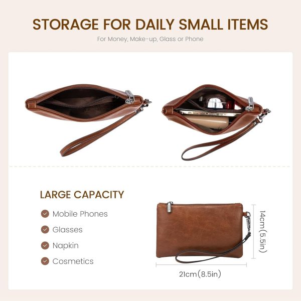 LOVEVOOK Laptop Bag for Women, 15.6 inch Laptop Tote Bag Vintage Work Bags for Women Computer Bag Office Briefcase Handbag - Image 6