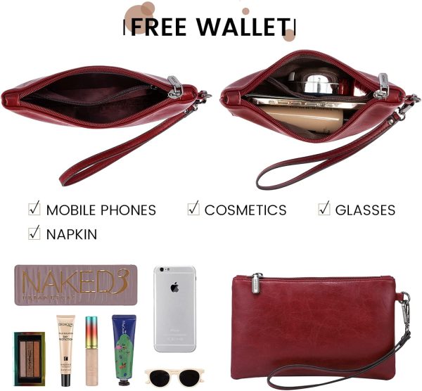 LOVEVOOK Laptop Bag for Women, 15.6 inch Laptop Tote Bag Vintage Work Bags for Women Computer Bag Office Briefcase Handbag - Image 48