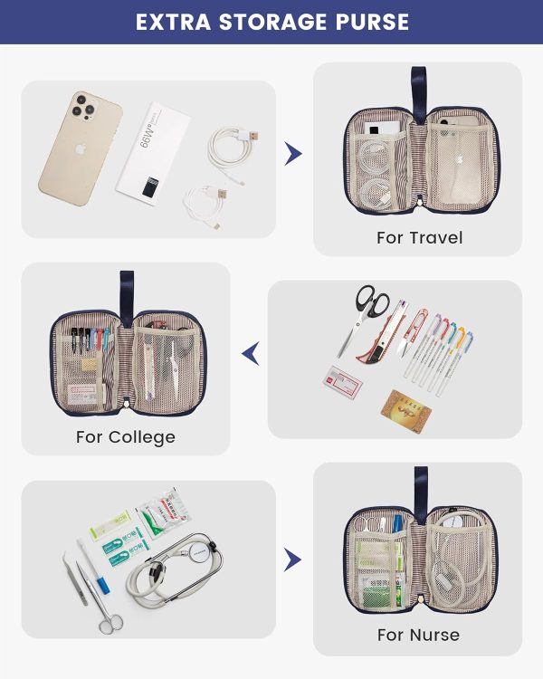 LOVEVOOK Laptop Backpack for Women, 15.6 Inch Work Laptop Bag with USB Port, Fashion Teacher Nurse Backpack Purse, Waterproof Travel Computer Backpack with Organizer Bag, 2PCS, Beige-Khaki - Image 221