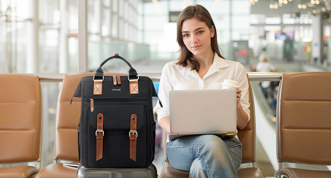 1930 Laptop Backpack for Women Work Travel Backpack Purse Teacher Nurse Bag College Daypack
