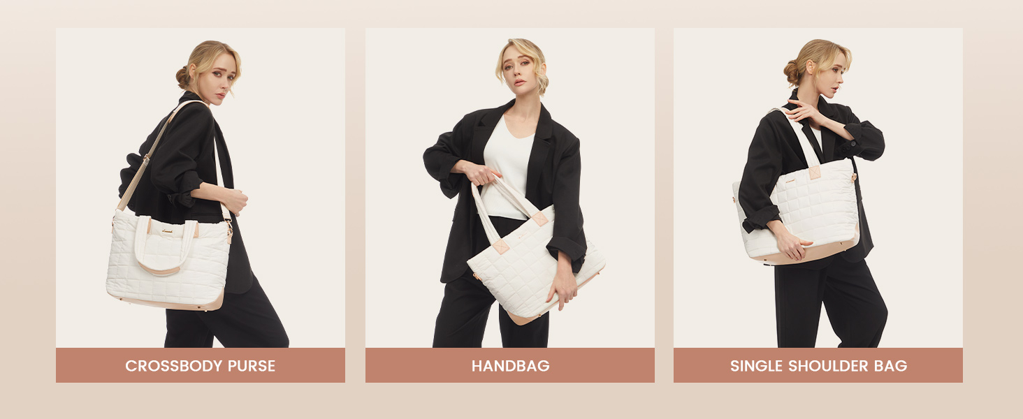 puffy tote bag